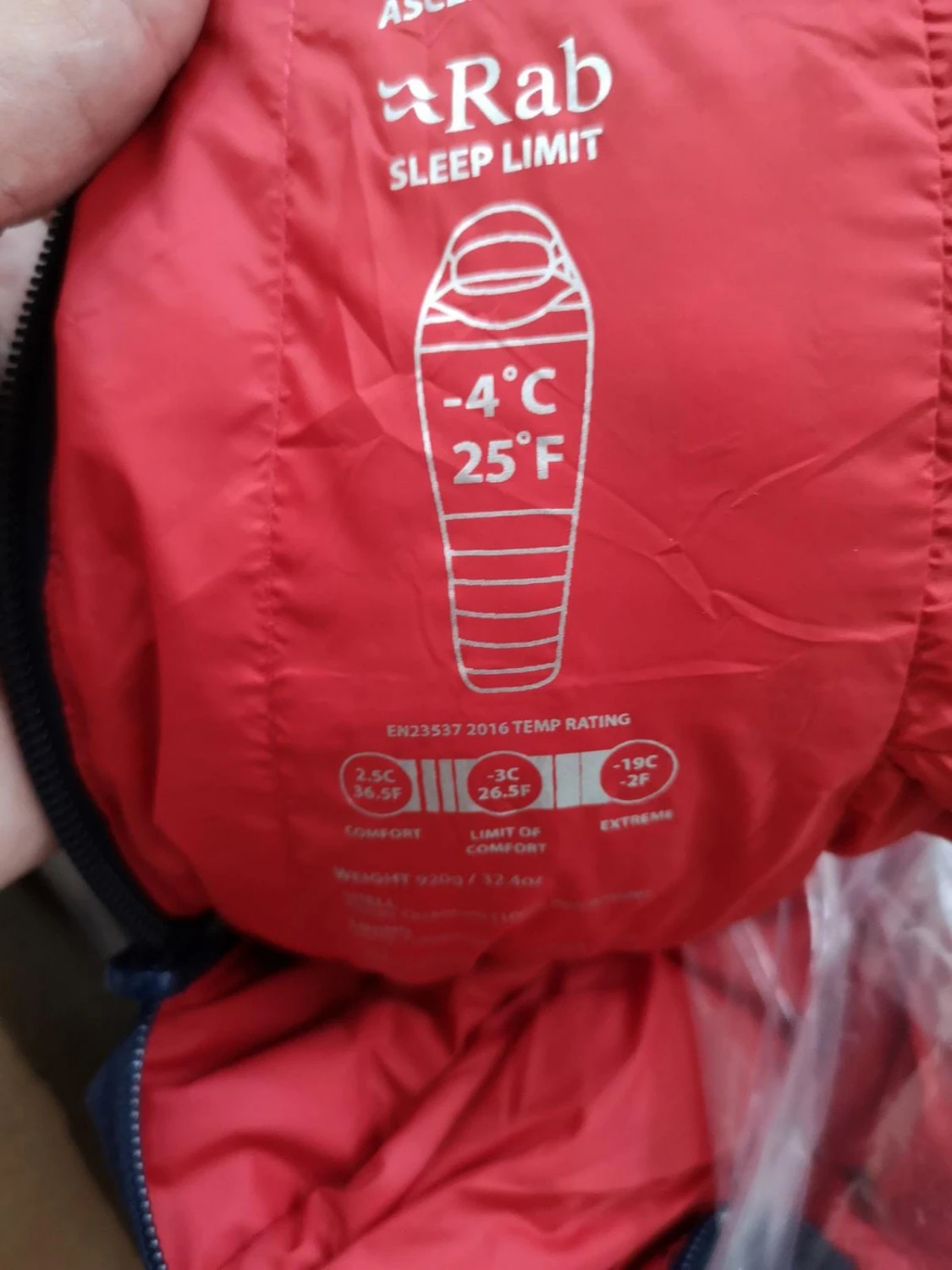 Rab Ascent 400 - Down Sleeping Bag 8 Rab Ascent 400 - Down Sleeping Bag - Image 6