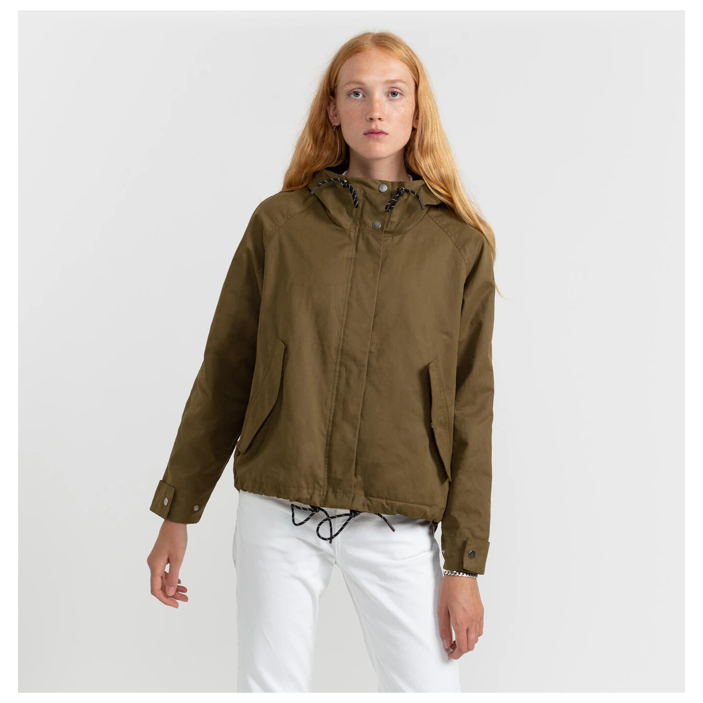 Women's A-Shaped Short Parka - Casual Jacket 4 Women's A-Shaped Short Parka - Casual Jacket - Image 2